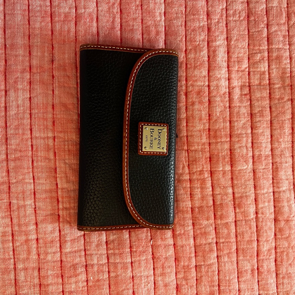 Dooney & Bourke Black Leather Clutch